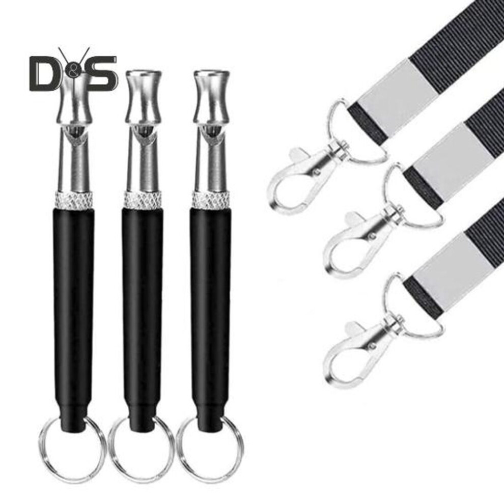 (as the picture, D) Dog Whistle Professional Recall Dog Training Whistles With Lanyard Adjustable Ultrasonic Silent Dog Whistle To Stop Barking Neighbors Dog