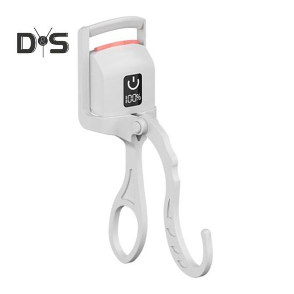(white) Electric Heated Eyelash Curler Anti-burn Heated Lash Curler Fast Heating Eyelash Tool Rechargeable Lash Clipper For All Eye Shapes