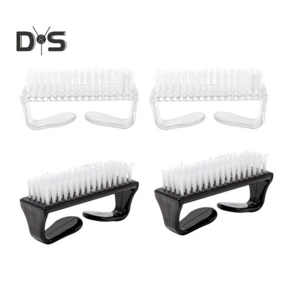 (as the picture, B) 4 Pcs Nail Brushes For Cleaning Fingernails Soft Bristles Handle Grip Nail Scrubber Brush Manicure Tools Scrub Brushes Kit Toenail Brush To Clean