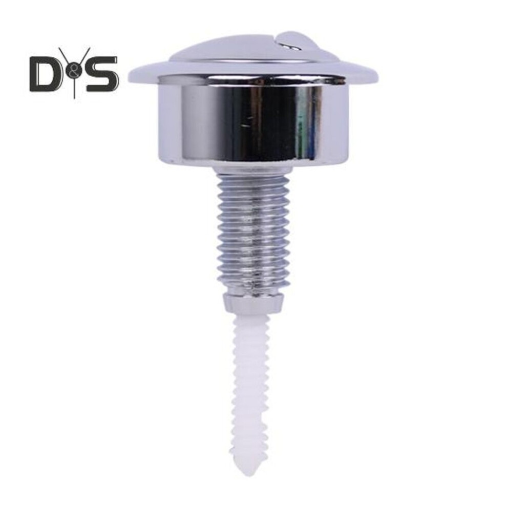 (silver) Water Tank Top Switch Abs Plastic Double Flush Button Toilet Tank Top Press Switch For Twyford/siamp 49 Valves