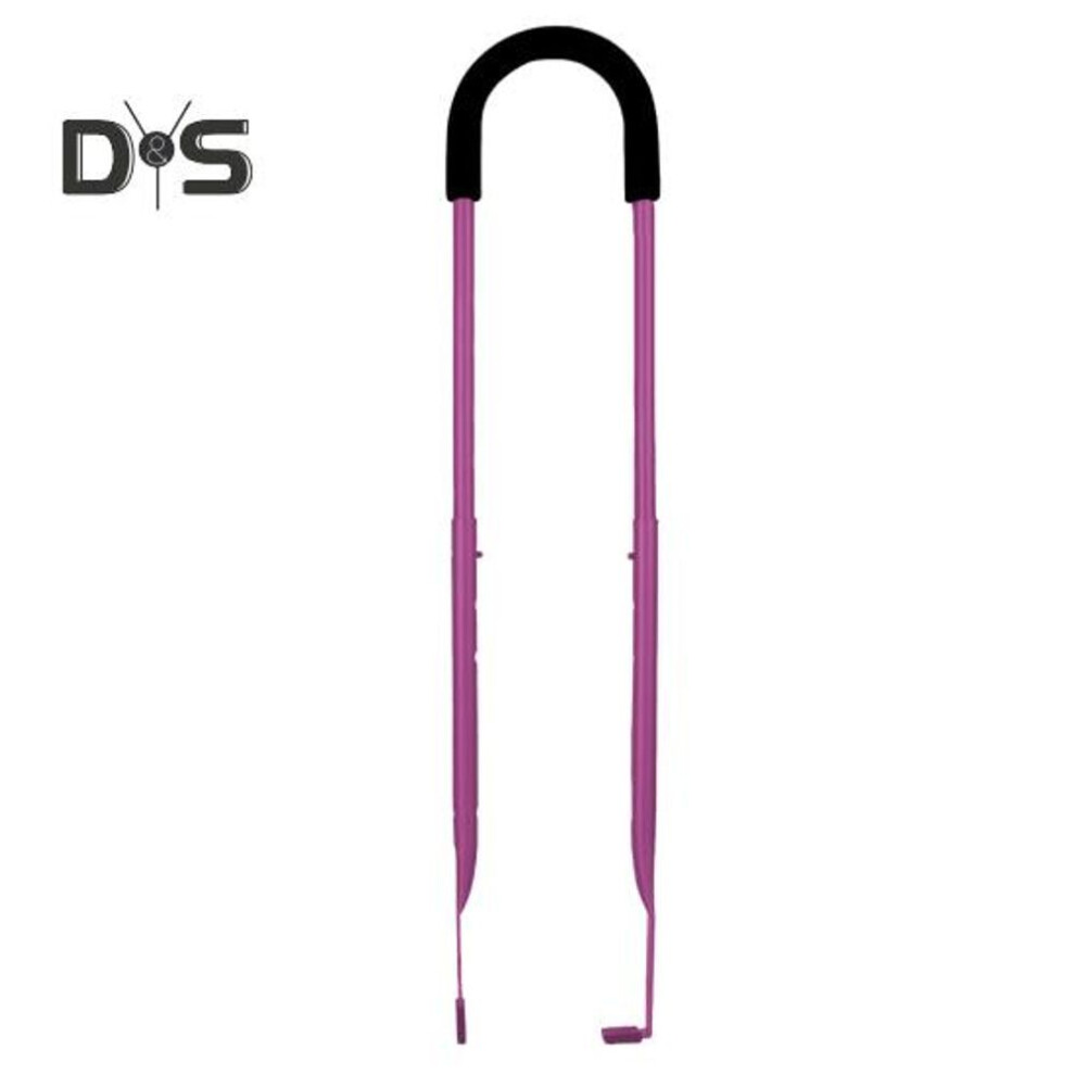 (pink) Children Bike Safety Trainer Handle Non-slip Sponge Wrapped Heavy Duty Kids Cycling Learning Bike Balance Push Bar Bike Accessories