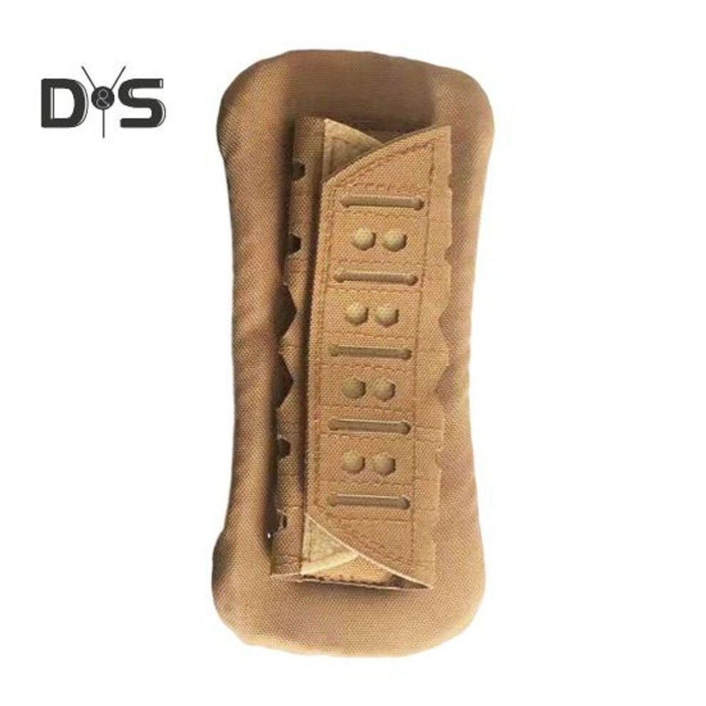 (khaki) Backpack Shoulder Strap Pad Heavy Duty Waterproof Nylon Eva Padded Breathable Shock Absorption Outdoor Hiking Hunting Vest Anti-slip Cushion