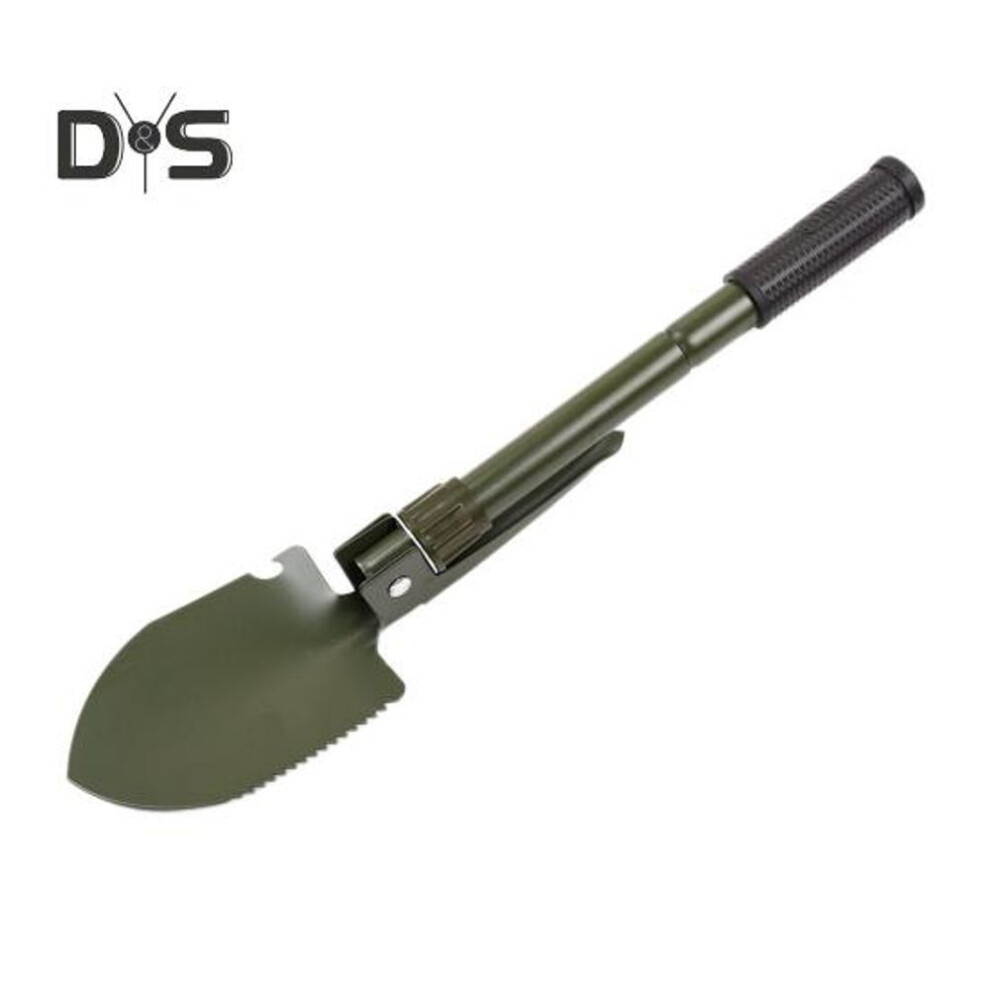 (army green) Folding Shovel Multifunctional Military Shovel With Storage Bag Outdoor Survival Tactical Shovel For Hiking Camping Garden Use