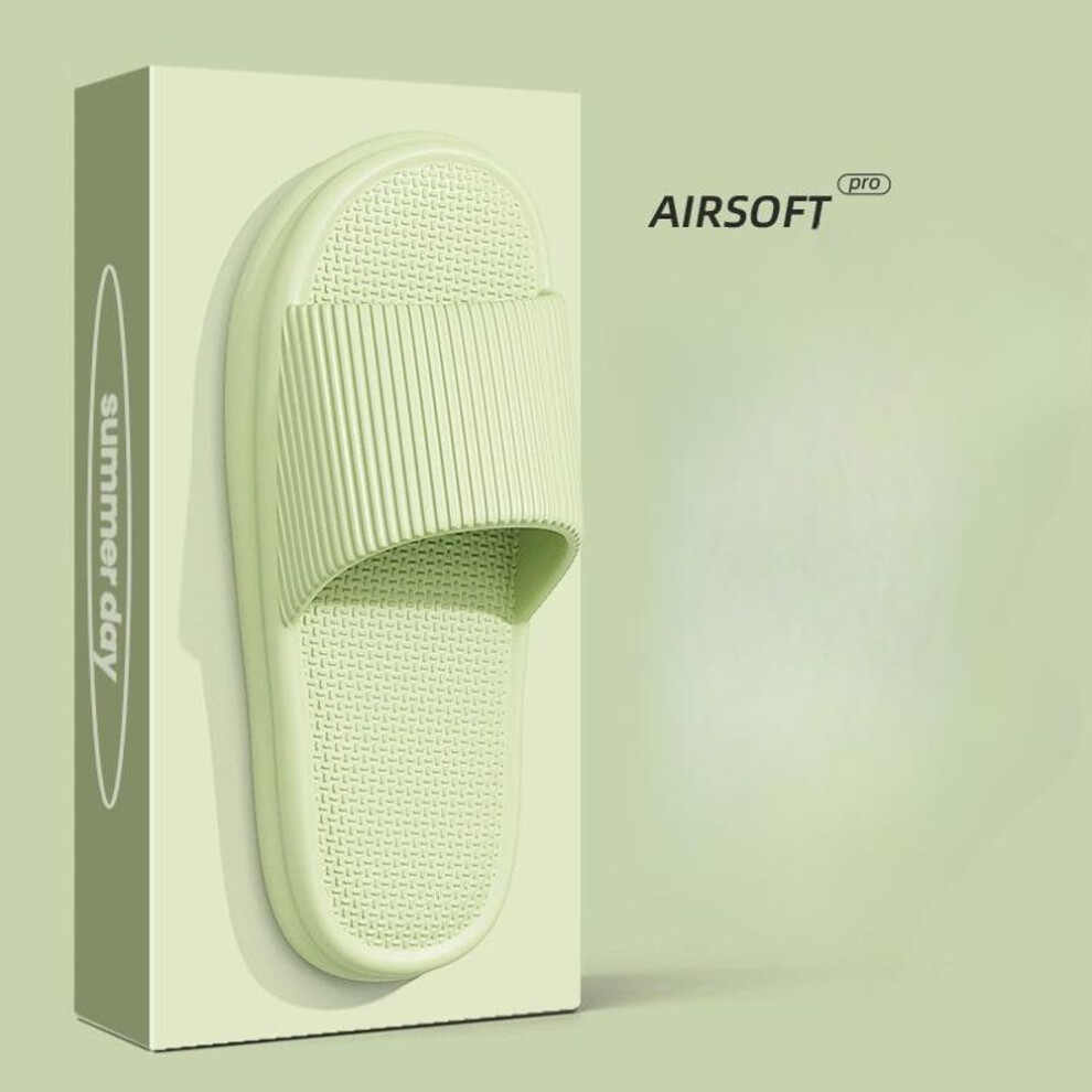 (green, 38-39) Eva Slippers Home Bathroom Male Non-slip Not Smelly Feet Home Room In The Summer Bath Female