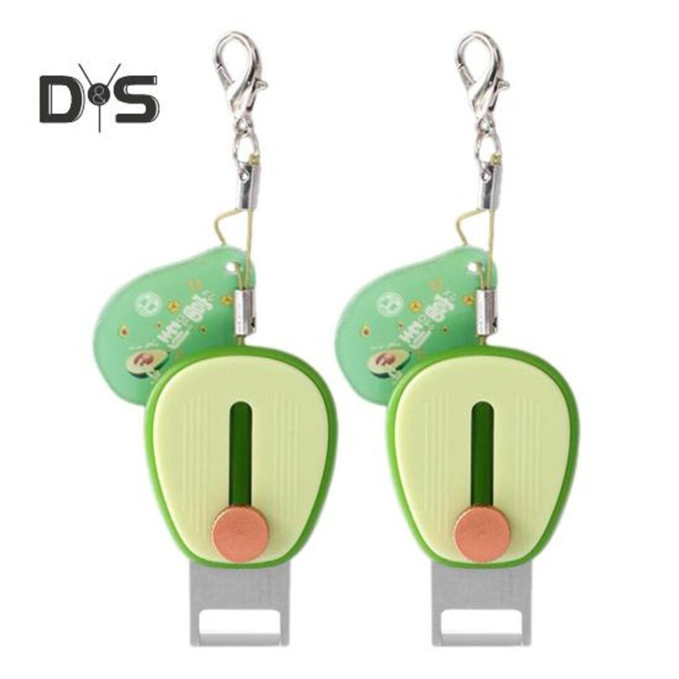 (as the picture, 2pcs) Vegetable Peeler Avocado Shape Peeler Portable Mini Peeler For Potato Tomato Fruit Retractable Outdoor Fruit Peeler Safety Lock Design Kitchen Gadget