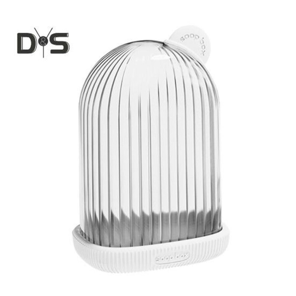 (white) Travel Soap Box With Drain Tray Leak Resistant Multipurpose Soap Container Portable Bar Soap Case With Lid