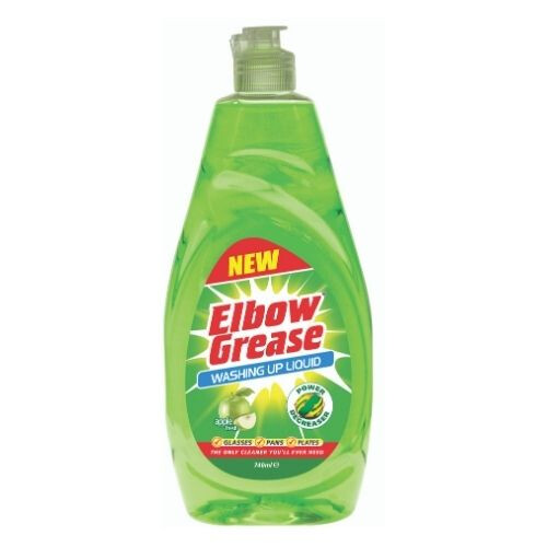 Elbow Grease Washing Up Liquid Apple Fresh 600ml