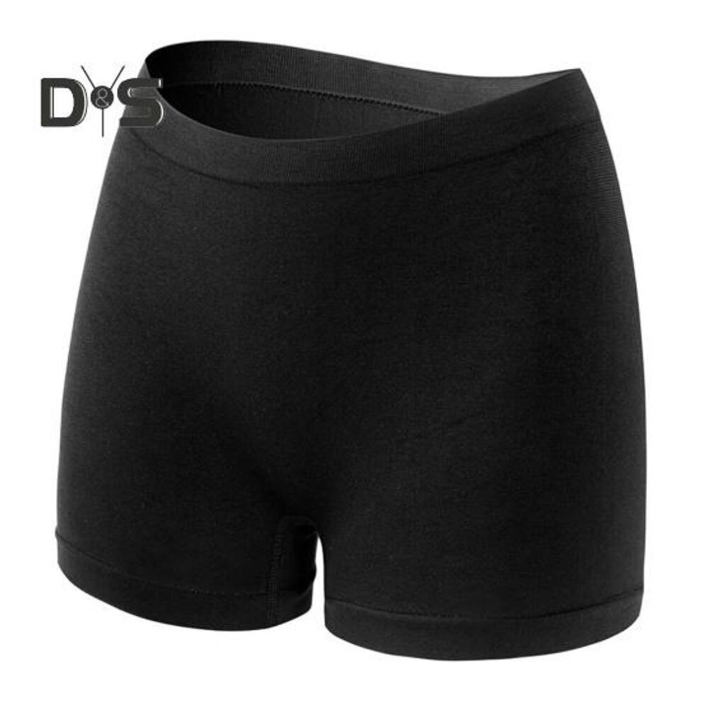 (black, XXXL) Women Safety Pants High Elasticity Solid Color Ice Silk Seamless Anti-exposure High Waist Quick Dry Mini Skirt Inner Shorts Yoga Shorts Underpants