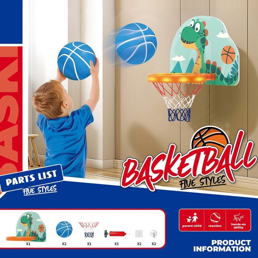 (A05) Children's Basketball Shooting Box Toy Baby Indoor Luminous Shooting Box Sports Toy