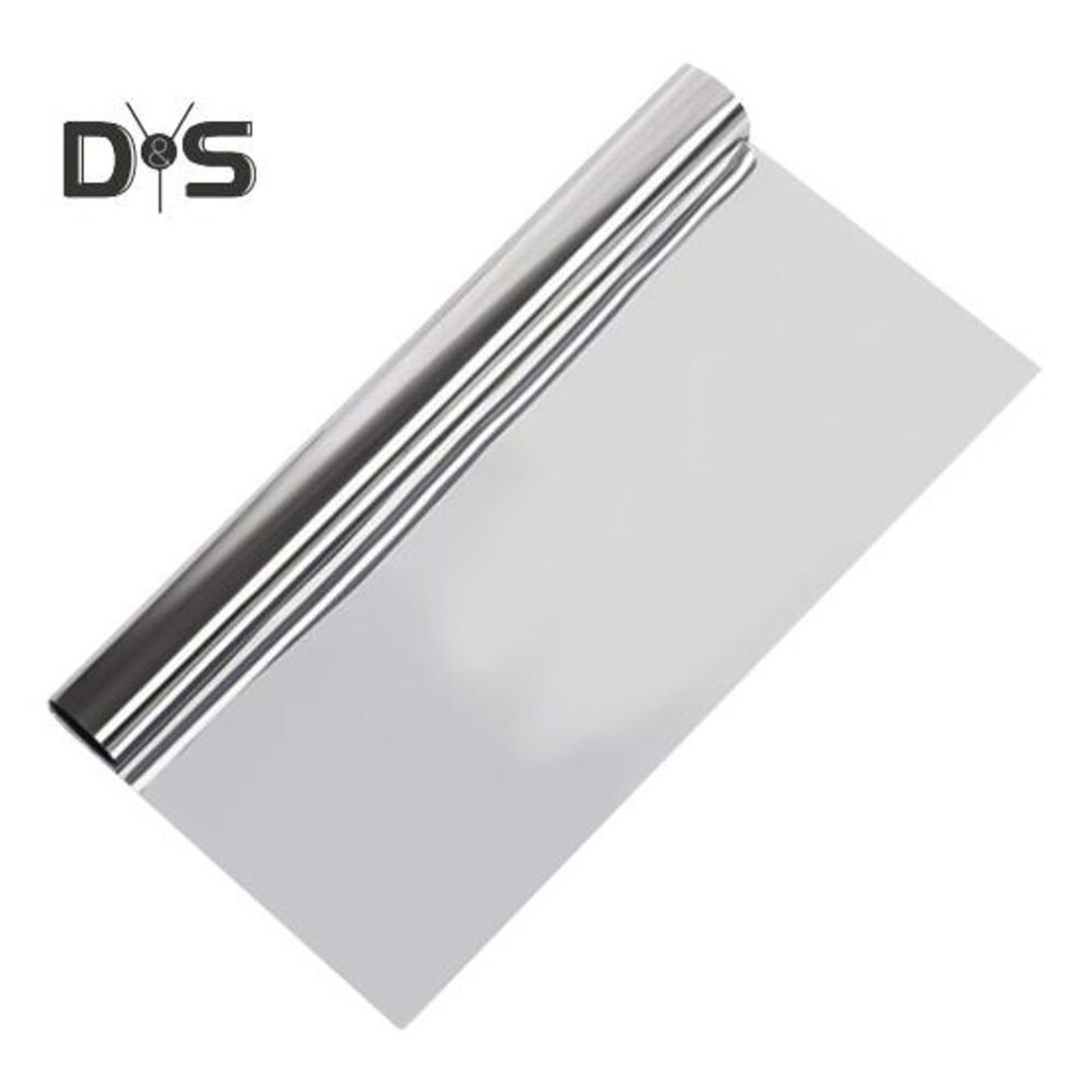 (silver) Explosion-Proof Window Privacy Film High-Clarity Practical Office Glass Insulation Film Window Tint