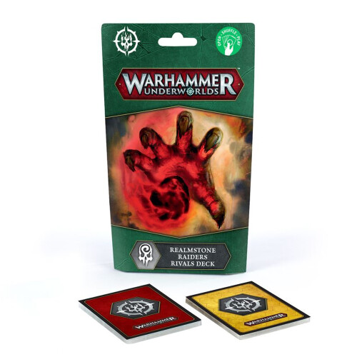 Warhammer Games Workshop Warhammer Underworlds Rivals Deck: Realmstone Raiders 109-44 - Tabletop Miniatures Wargame