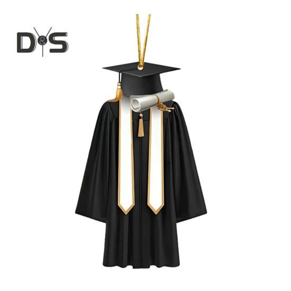 (as the picture, A) Personalized 2025 Graduation Ornament Acrylic Keepsake For High School & College Grads Custom Name And Year Hanging Decor Commencement Gift For