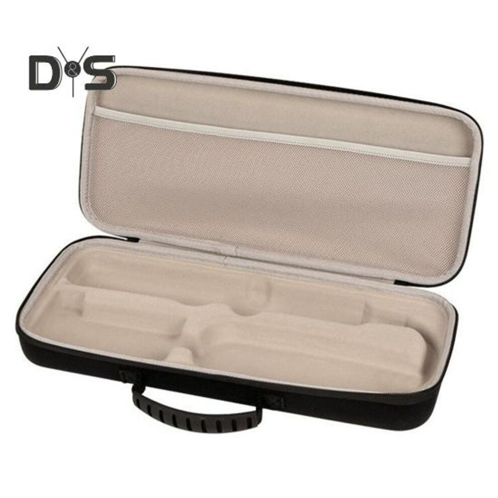 Hair Straightener Storage Bag With Mesh Pocket Large Capacity Shockproof Impact Resistant Anti-scratch Hard Travel Case With Zipper For Airstrait Ht01