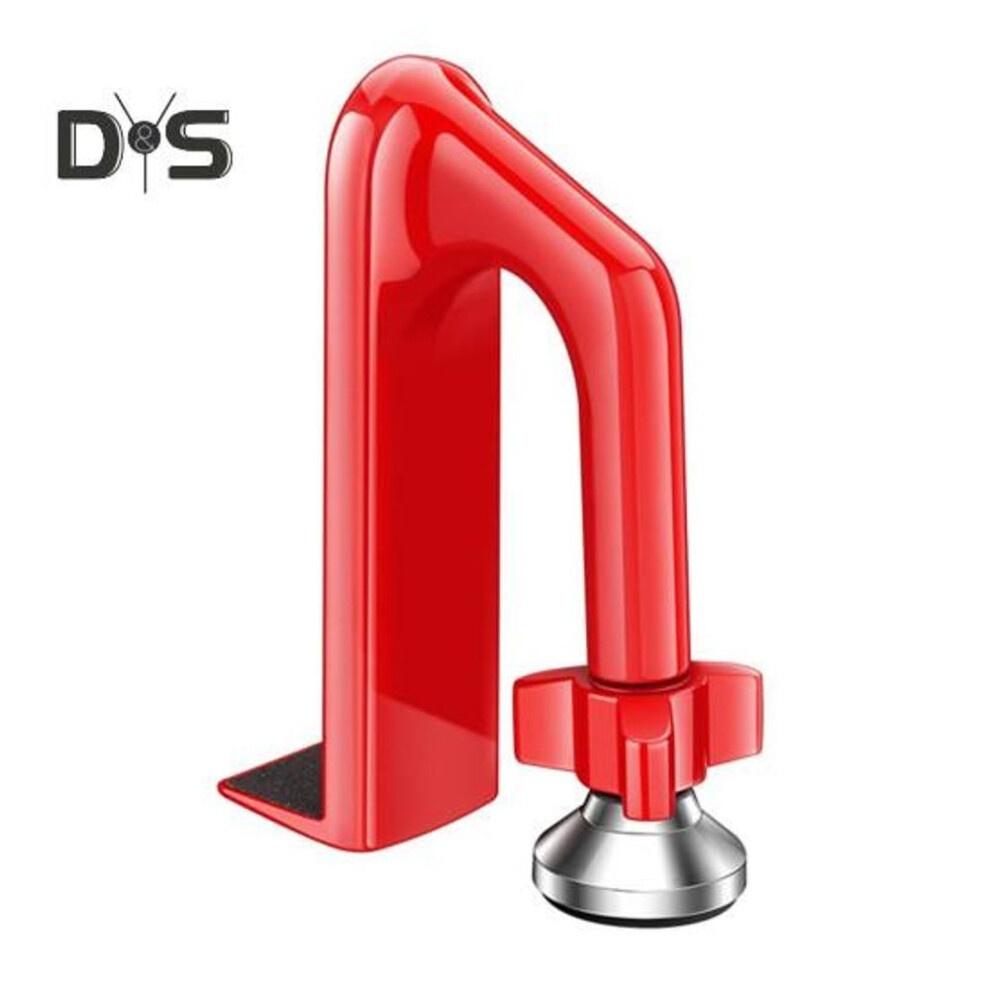 (red, A) Portable Alarm Door Stopper Home Apartment Hotel Travel Security Door Lock Women Personal Protection Anti-theft Door Lockdown Security Device