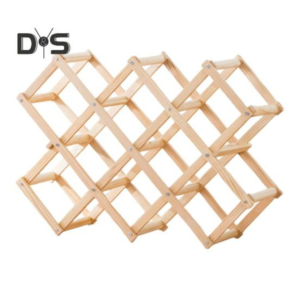 (as the picture, A 10 pcs) Wooden Wine Storage Rack Bee-Shaped Design No Assembly Required Horizontal Bottle Placement Moist Cork 3-10 Bottles Versatile Display Organizer