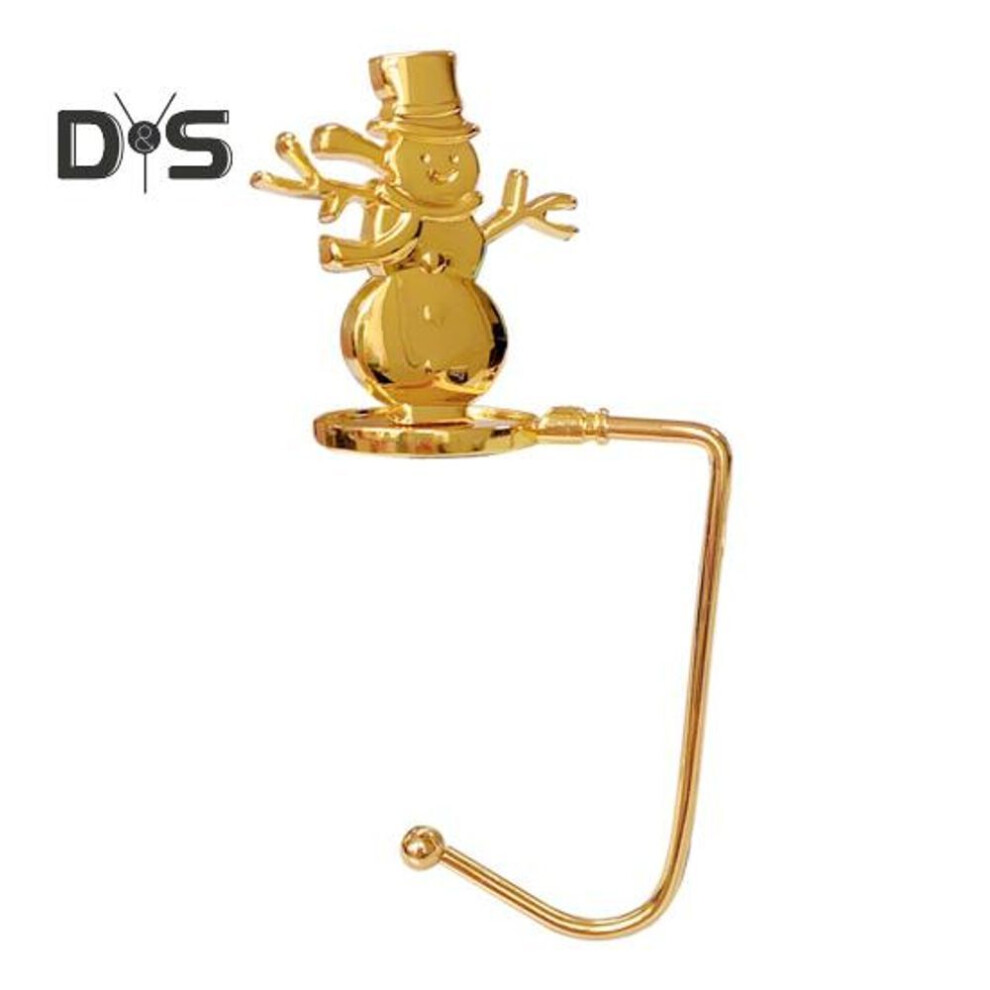 (as the picture, C) Decorative Mantel Christmas Stocking Holder Rustproof Corrosion Resistant Easy To Install Non-slip Stocking Mantel Holder Christmas Hook