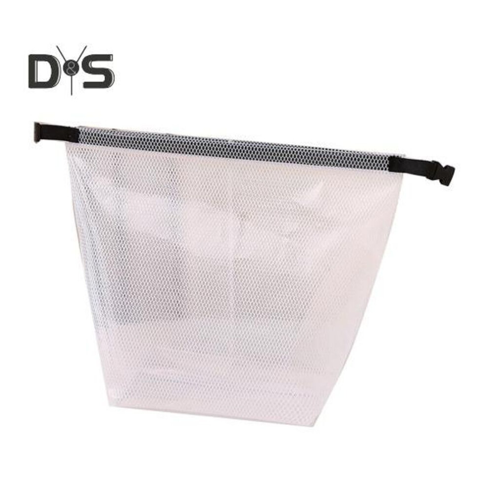 (white, L) Portable Storage Handbag Lightweight Cosmetic Shower Caddy Bag Large Capacity Waterproof Dry Bag Storage Organizer