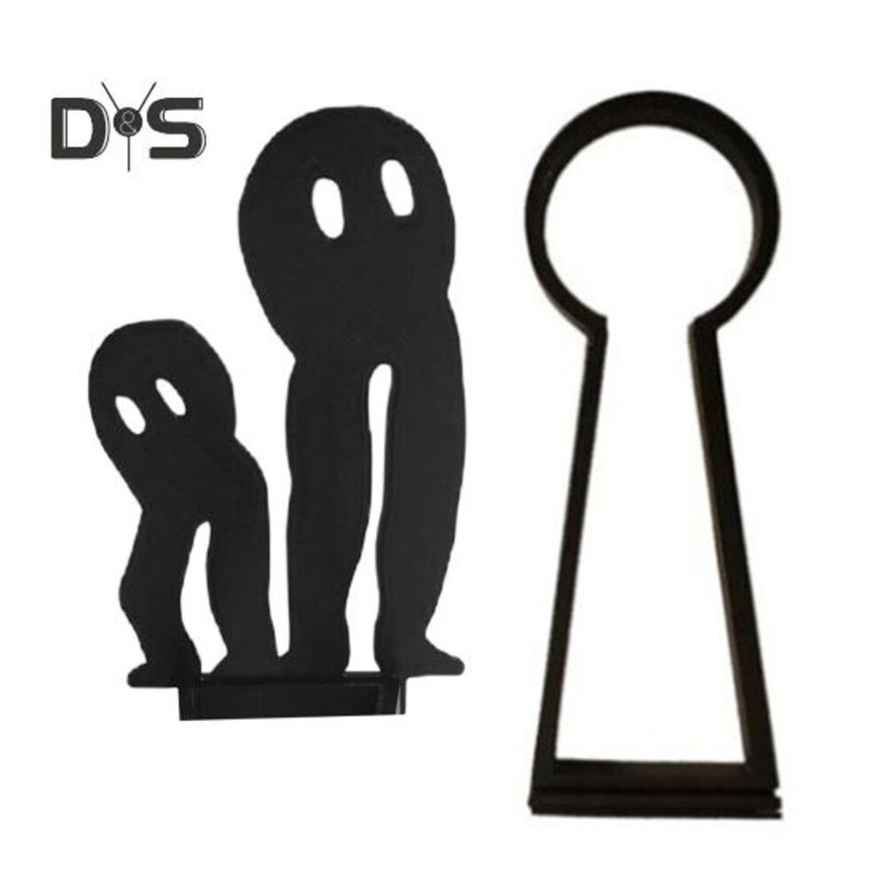 (as the picture, H) Nosferatu Candle Holder Halloween Metal Tealight Shadow Caster Candle Holder Gothic Home Decor For Indoor Outdoor Decoration