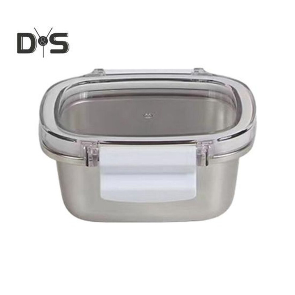 (as the picture, S) Stainless Steel Lunch Box for Kids Adults Bento Box School Work Food Container Airtight Freshness Quick Freeze Odor-Free Meal Prep Container