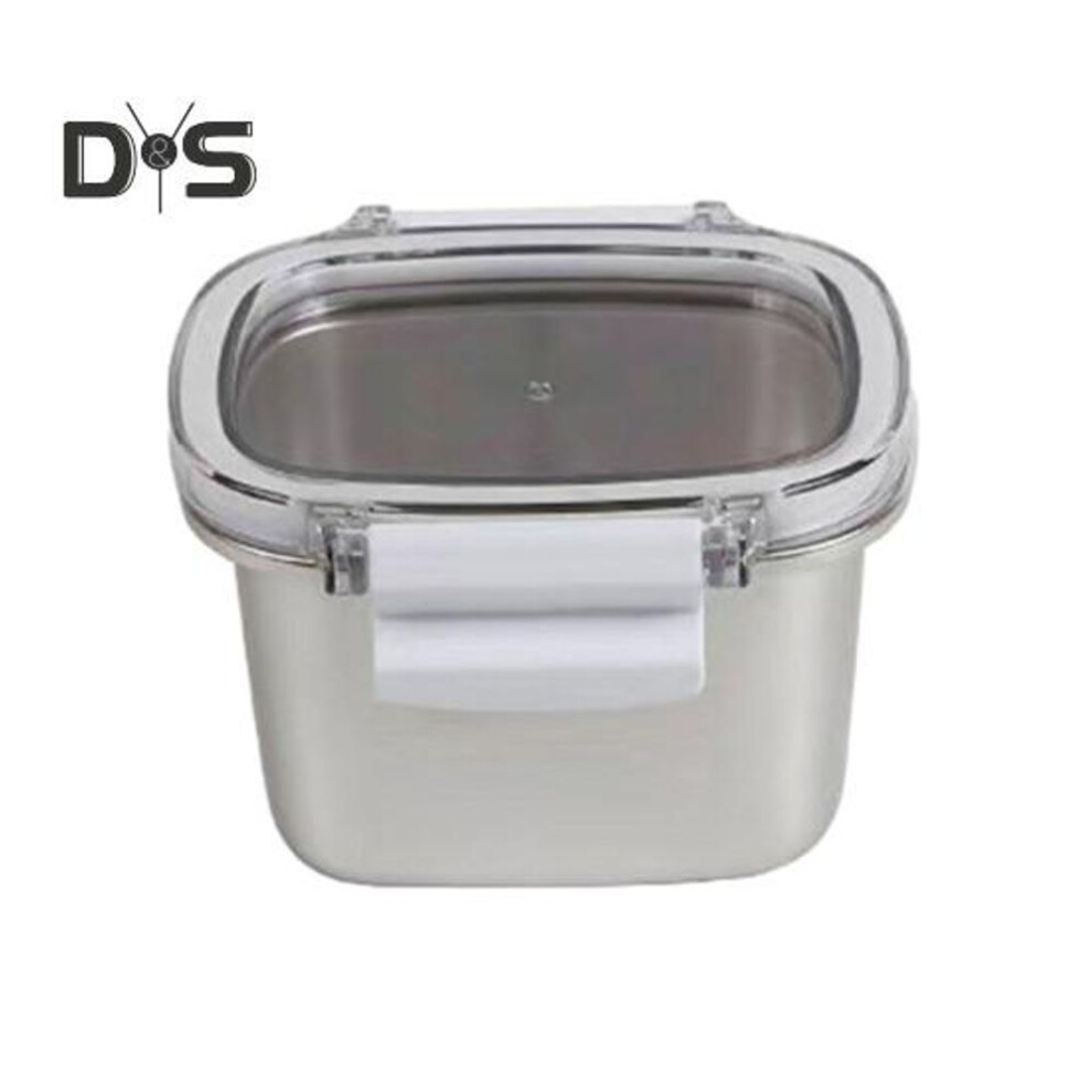 (as the picture, M) Stainless Steel Lunch Box for Kids Adults Bento Box School Work Food Container Airtight Freshness Quick Freeze Odor-Free Meal Prep Container
