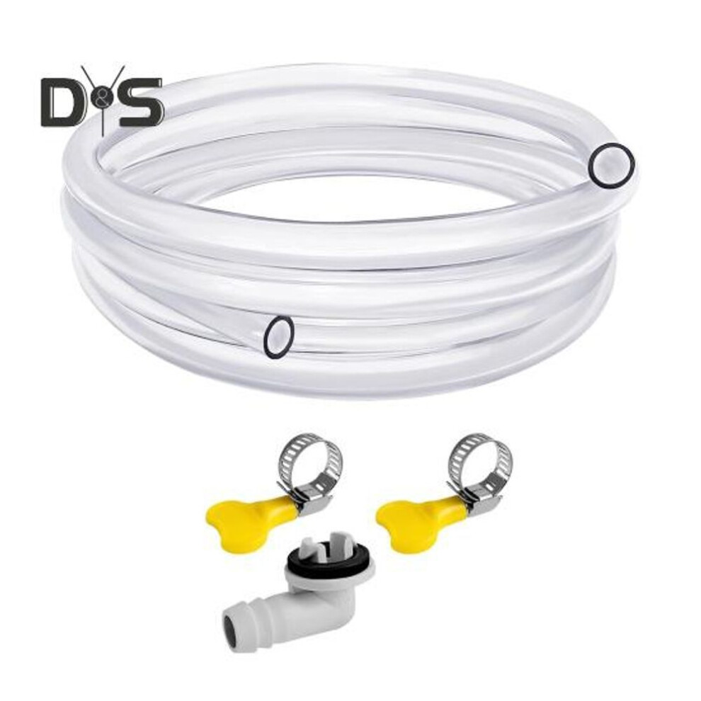 Air Conditioning Drain Pipe Set Leak Resistant Kink-Free Simple Installation Wide Application Universal AC Drain Hose Accessories Kit