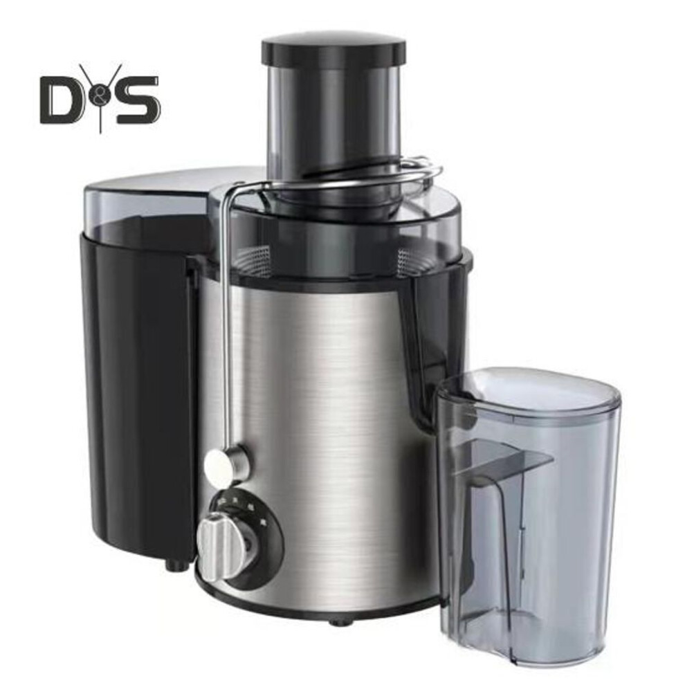 (light grey, US Plug) Juicer Machine with 3 Speed Control 850W Powerful Motor Safety Lock Design Efficient Juice Extraction Easy to Clean Fruit Squeezer Electric Juicer