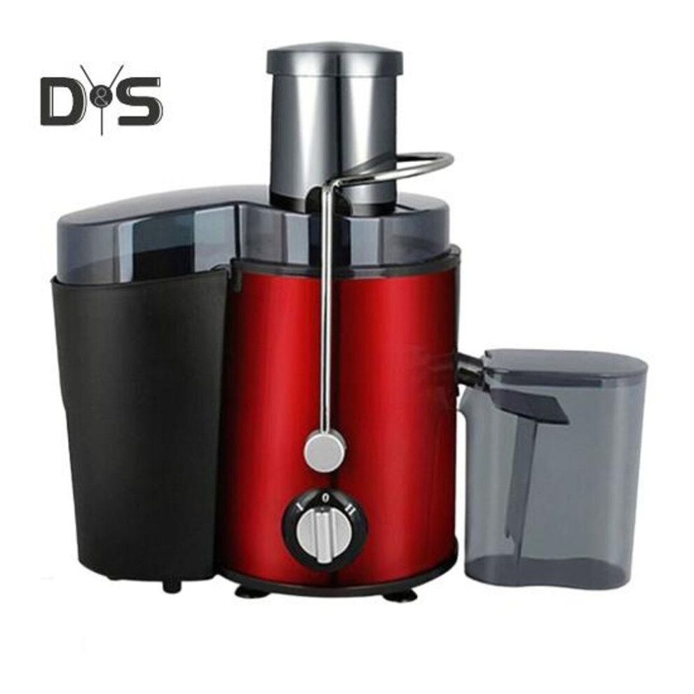 (red, US Plug) Juicer Machine With 3 Speed Control 850w Powerful Motor Safety Lock Design Efficient Juice Extraction Easy To Clean Fruit Squeezer Electric Juicer