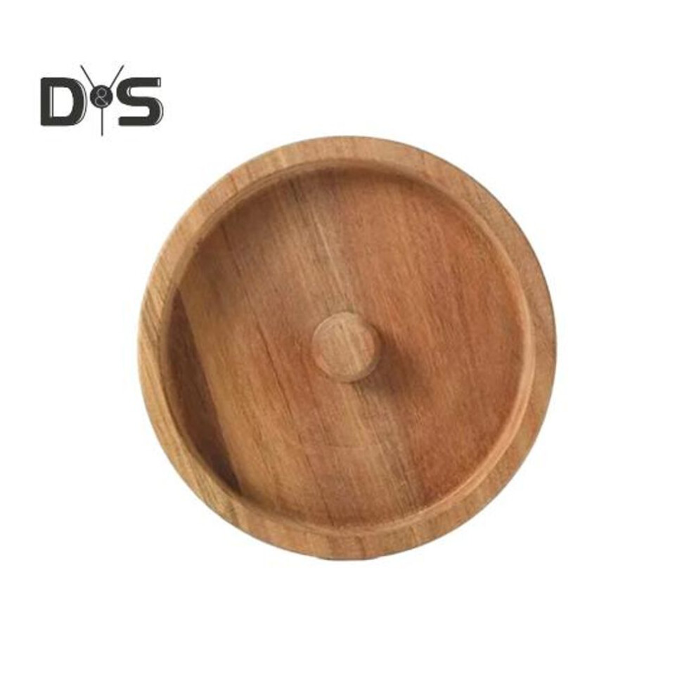 Wooden Margarita Salt Rimmer For Cocktails Flavor Jar Salt Dip Cocktail Sugar Dispenser Juice Condiment Box Round Tray