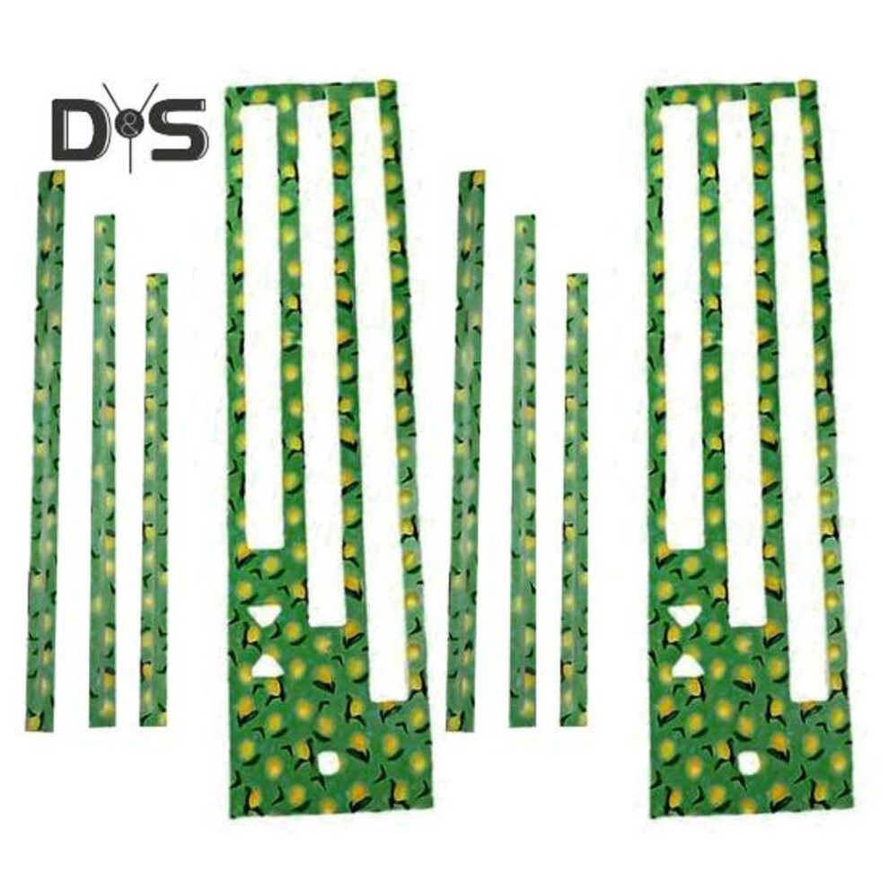 (as the picture, 2 Sets) 1/2/3 Sets Zipper Pocket Template 3 Sizes Lemon Print Diy Crafts Zipper Making Template Acrylic Zip Pocket Patchwork Sewing Ruler Stencil Guide Tools