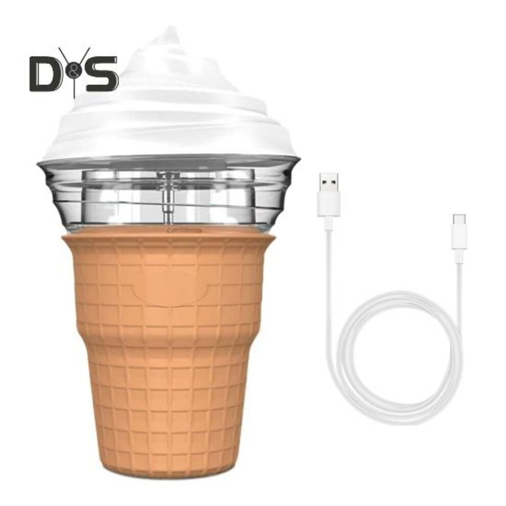 Electric Ice Cream Maker Quick Diy Fruit Ice Cream Machine For Homemade Gelato Sorbet Yogurt Milkshakes Drinks