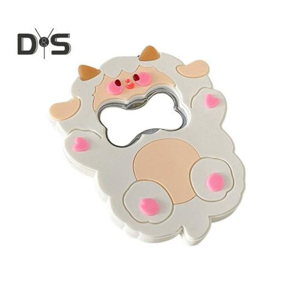 (as the picture, E) Beer Bottle Opener Magnet Cute Animal Cat Dog Panda Shape Bottle Cap Opener Fun Kitchen Gadget Practical Bar Accessory
