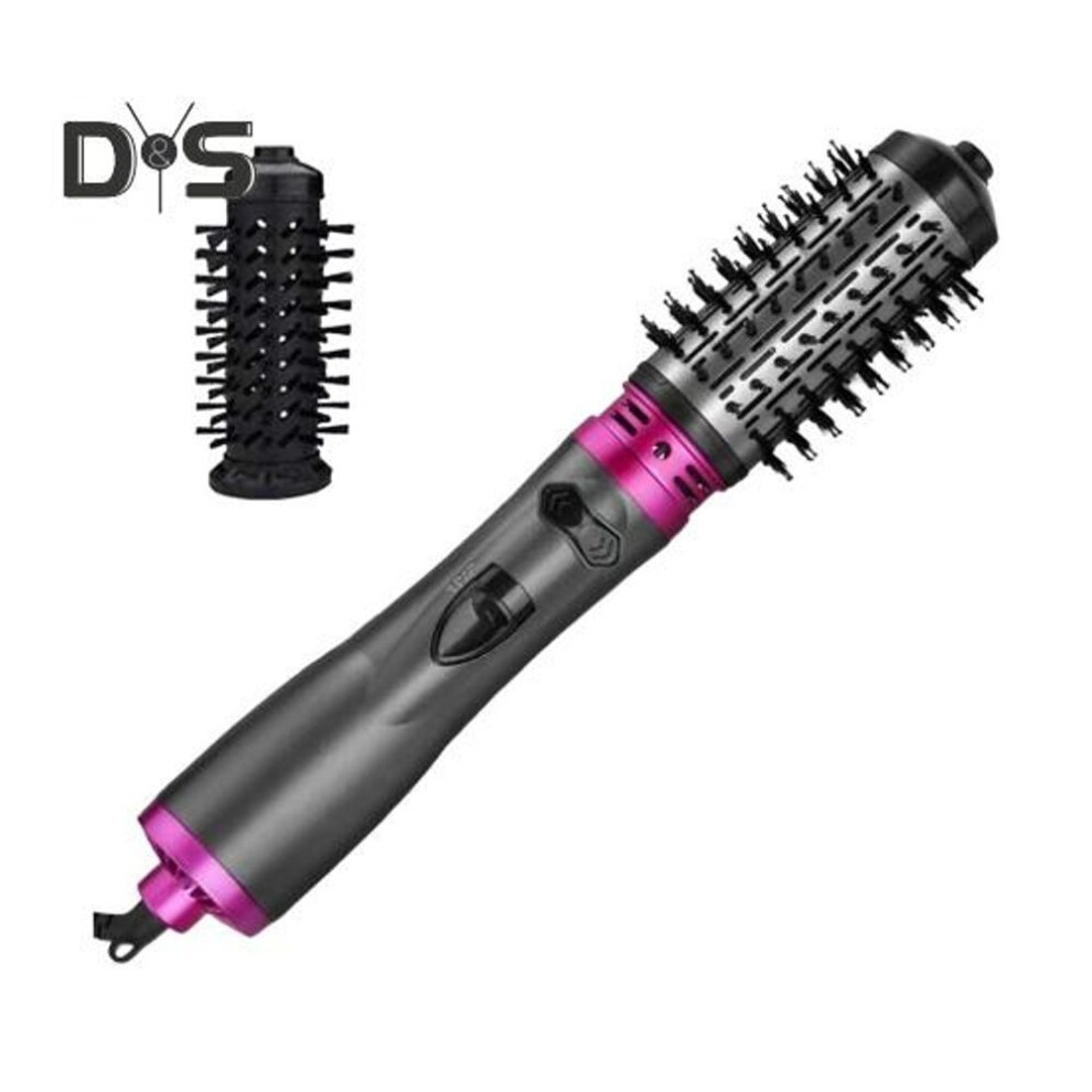(grey) 3-in-1 Automatic Curling Iron Rotating Hair Dryer Intelligent Temperature Control Adjustable 360-Degree Rotation Auto-Rotating Curling Hot Hair Brush