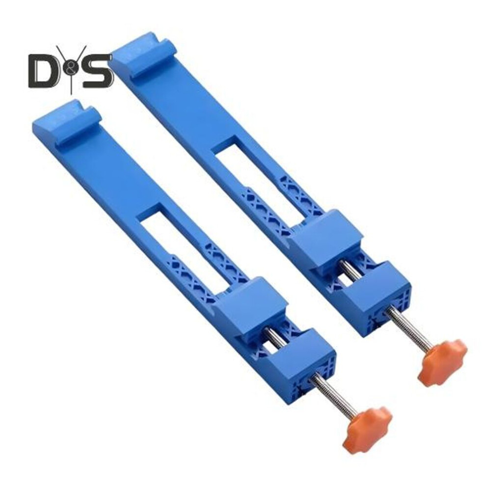 (as the picture, 2pcs) 1/2pcs Adjustable Cutting Machine Base Guide Electric Circular Saw Milling Positioning Clamp Precision Wood Cutting Guide Milling Tasks Woodworking