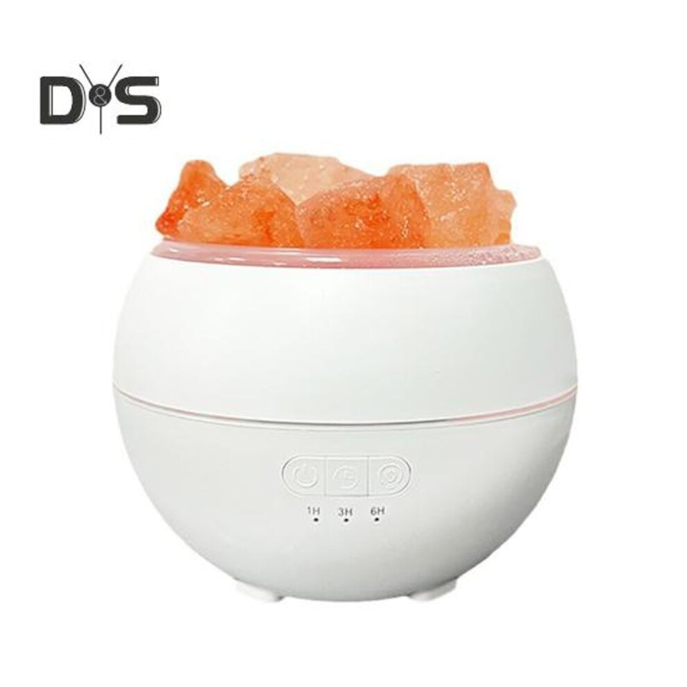 Ultrasonic Cold Mist Air Humidifier With 7 Colors Salt Lamp Fragrance Diffuser Timer Function Air Humidifier Aromatherapy Essential Oil Diffuser