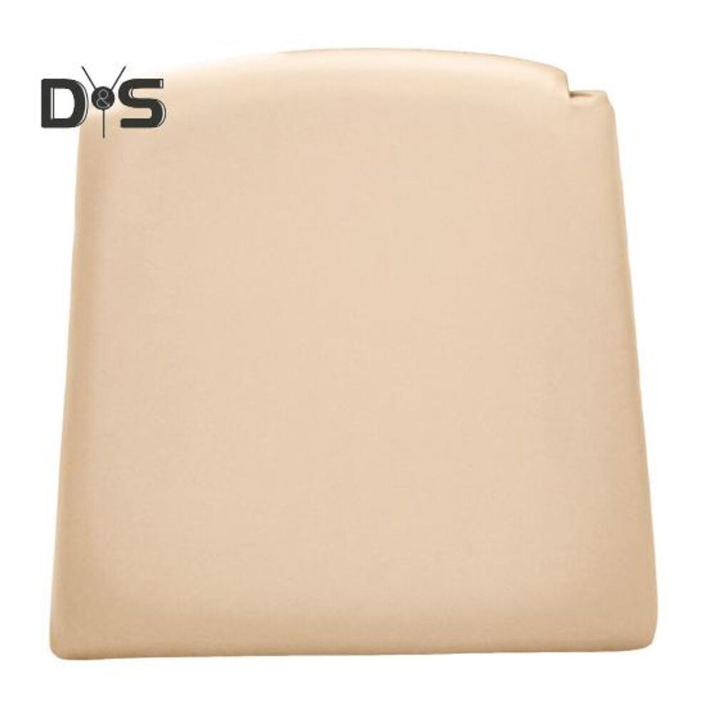 (khaki) Chair Cover Waterproof High Elasticity Faux Leather Anti-slip Easy Install Seat Protector Protects from Scratches Spills Oil-Proof Dining Chair
