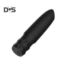 (black) Massager Portable Small Size 10 Modes Adjustable USB Rechargeable Silicone Waterproof Wireless Massage Wand Vibrator Toy
