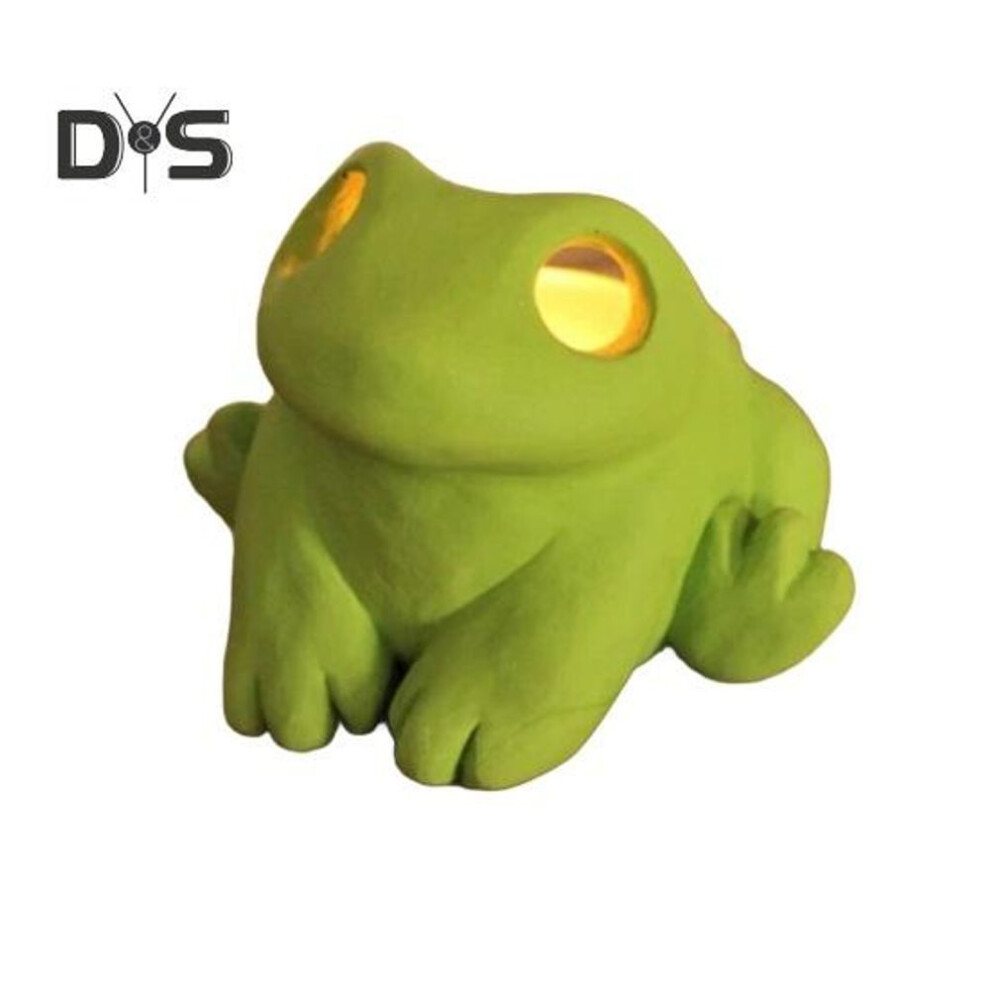 Aromatherapy Candle Holder Synthetic Resin Statue Cute Frog Design Waterproof Scented Candlestick Holder Table Decoration