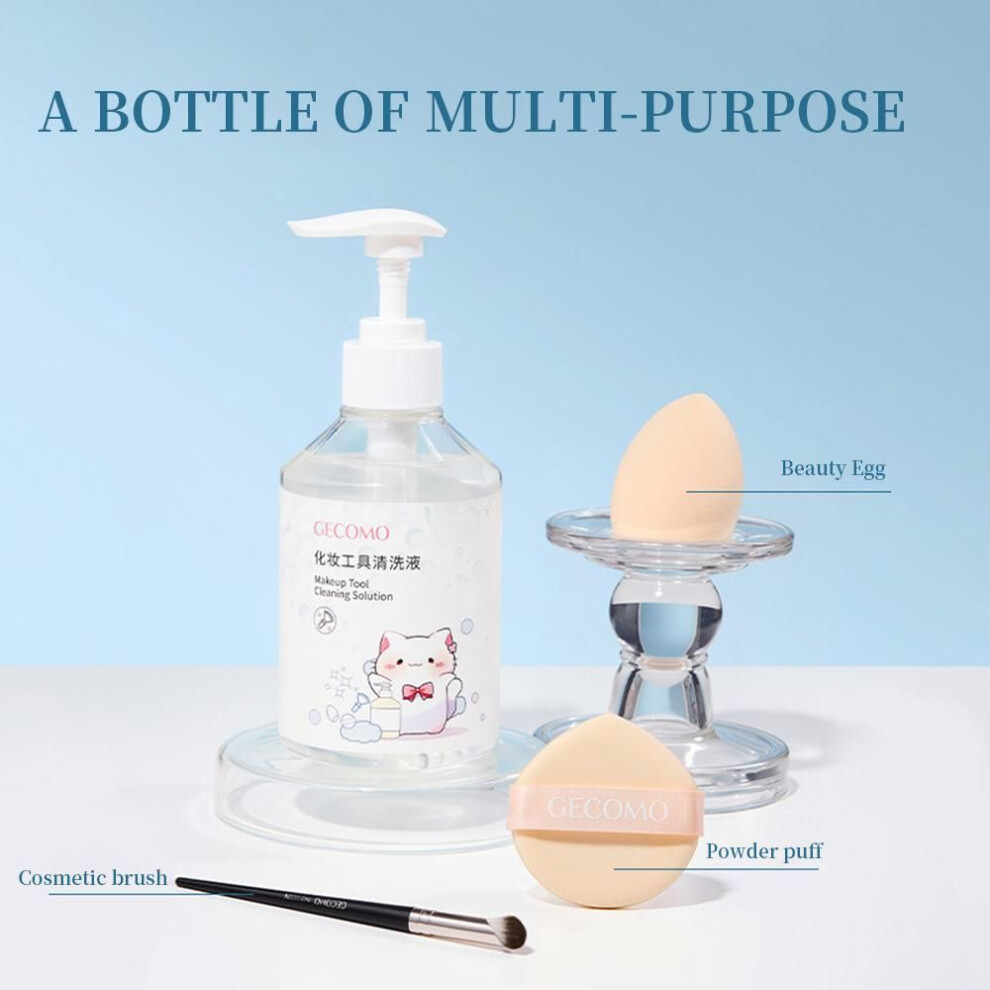 Gecomo Makeup Tool Cleaning Liquid Gentle And Harmless To Hands Makeup Tool Makeup Brush And Powder Puff Cleanser