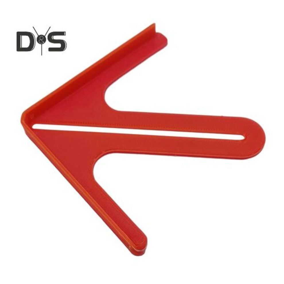 Positioning Ruler Portable Scribing Triangle Tool Compact Design Lightweight Precise Centering Marking Guide Measurement Tool