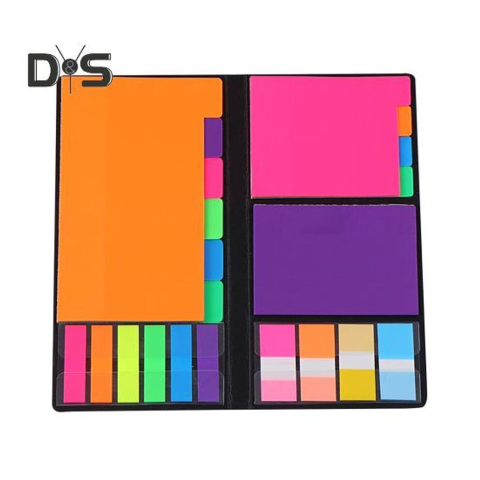 Waterproof Sticky Notes Colored Combination Sticky Notes Set Easy Tear-Off Sticky Notes Index Stickers for Home Office School