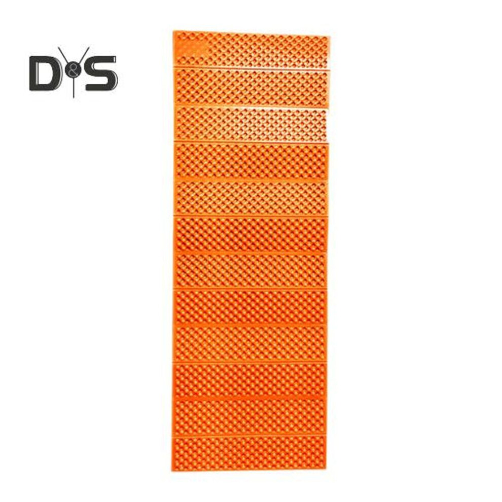 (orange) Outdoor Moisture-proof Mat Ultralight Xpe Foam Camping Backpacking Mattress Multi-function Rectangle Portable Waterproof Thermal Folding Sleeping Pad
