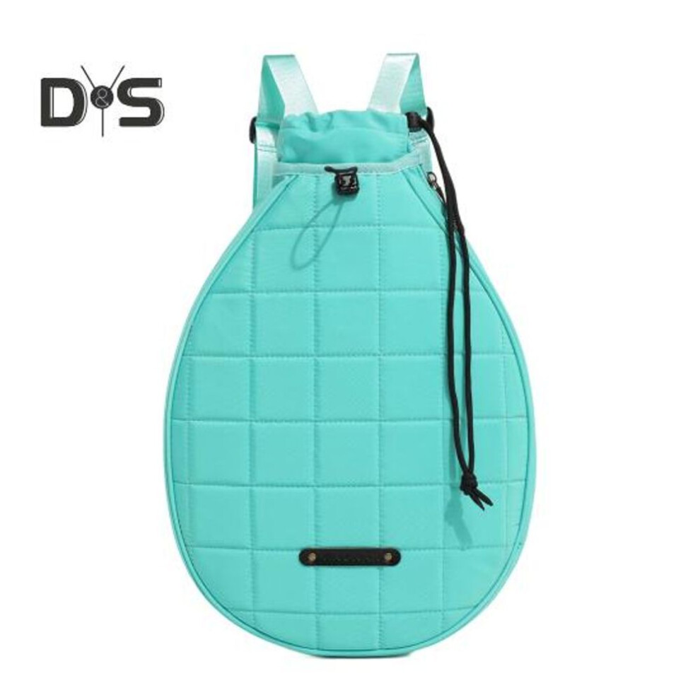 (cyan) Tennis Backpack Large Capacity Tennis Racket Carrying Bag Racquet Cover Bag Badminton Storage Bag for Men Women Outdoor Sports