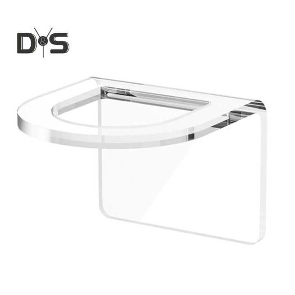 (as the picture, A) Clear Acrylic Kitchen Sink Brush Holder Self Adhesive Strong Load-bearing Easy Installation Universal Fit Brush Sponge Holder