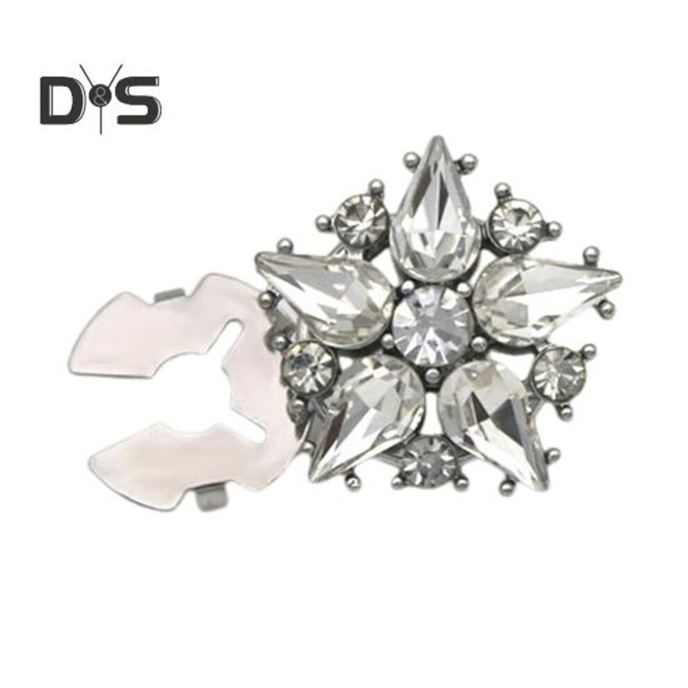 (white, 1pc) 1/5Pcs Rhinestone Star Button Cover No Sew Instant Removal Men Women Blouses Dresses Coats Shawls Shirts Buttons Cover Decorative Cufflink