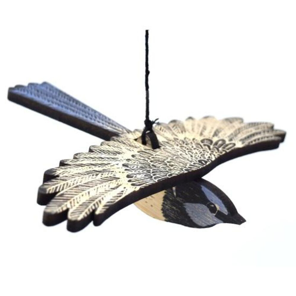 High Simulation Bird Pendant Burr-free Excellent Wooden Ornament Hanging Craft