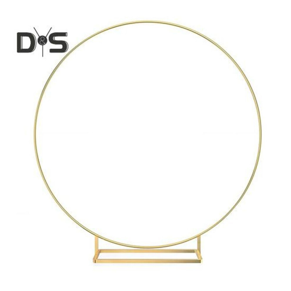 (golden) Multi-use Metal Floral Hoop Golden Craft Excellent Craft Hoops For Making Wedding Wreath Decor