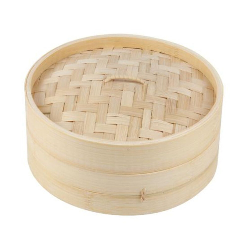 (as the picture, 20cm) Ventilation Wood Bamboo Steamer with Lid Wedding Supplies Steamer Basket Kitchen Tool