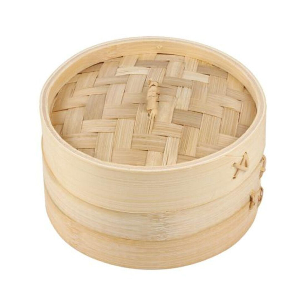 (as the picture, 15cm) Ventilation Wood Bamboo Steamer with Lid Wedding Supplies Steamer Basket Kitchen Tool