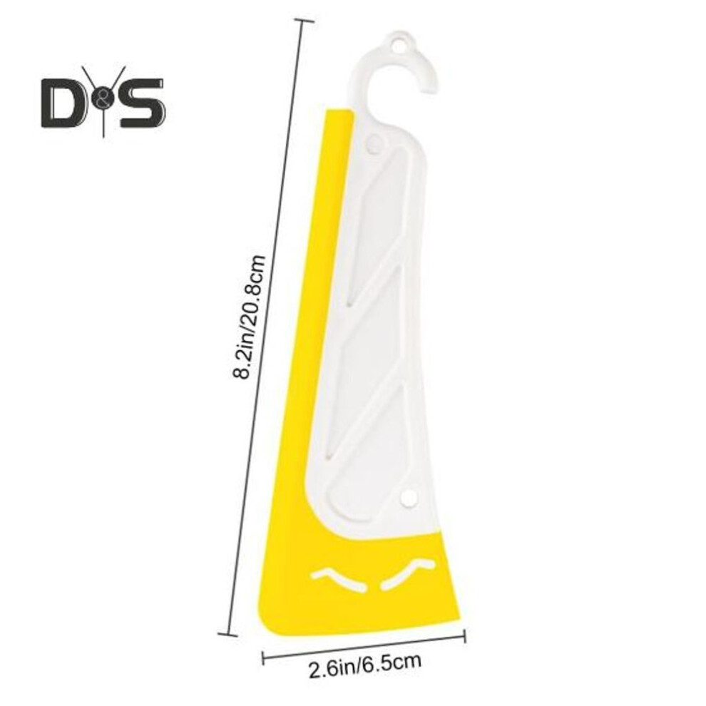 (white) Silicone Scraper Kitchen Oil Cleaning Scraper Non-slip Heat-resistant Spatula For Efficient Cleaning Pot Stain Remover Multifunctional Utensil For