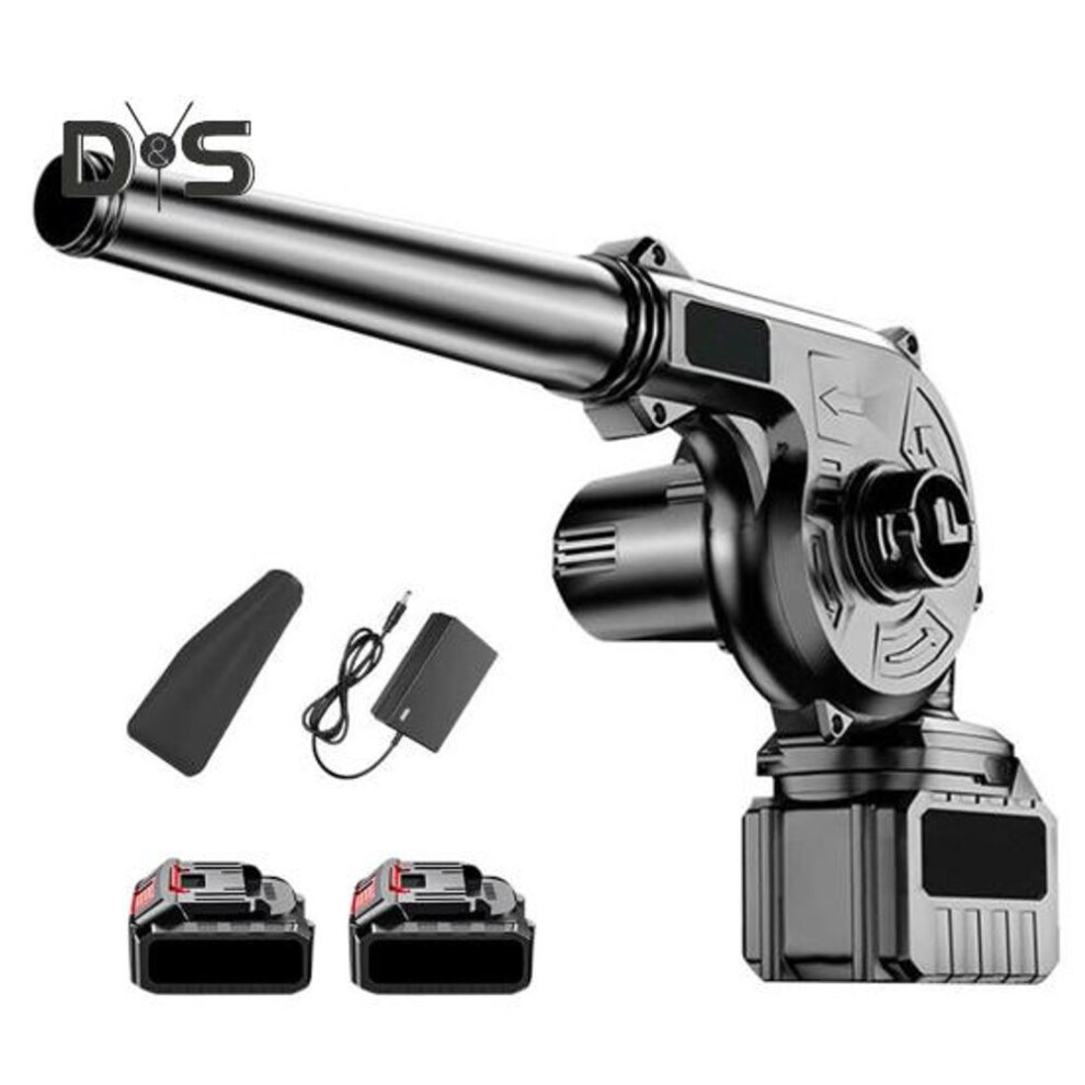 (as the picture, B) Electric Cordless Leaf Blower With Powerful Motor Low Noise Rechargeable Battery-powered Leaf Blower Lawn Care Cleaning Tool